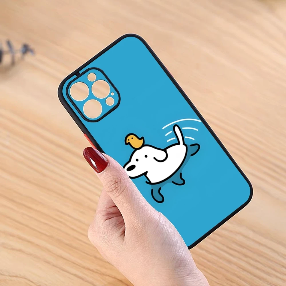 Милый чехол для телефона Matsui Art iPhone 16 Pro 15 Max 14 Plus 13 11 12 Mini Xs Xr 7 8 Se Matte Cover
