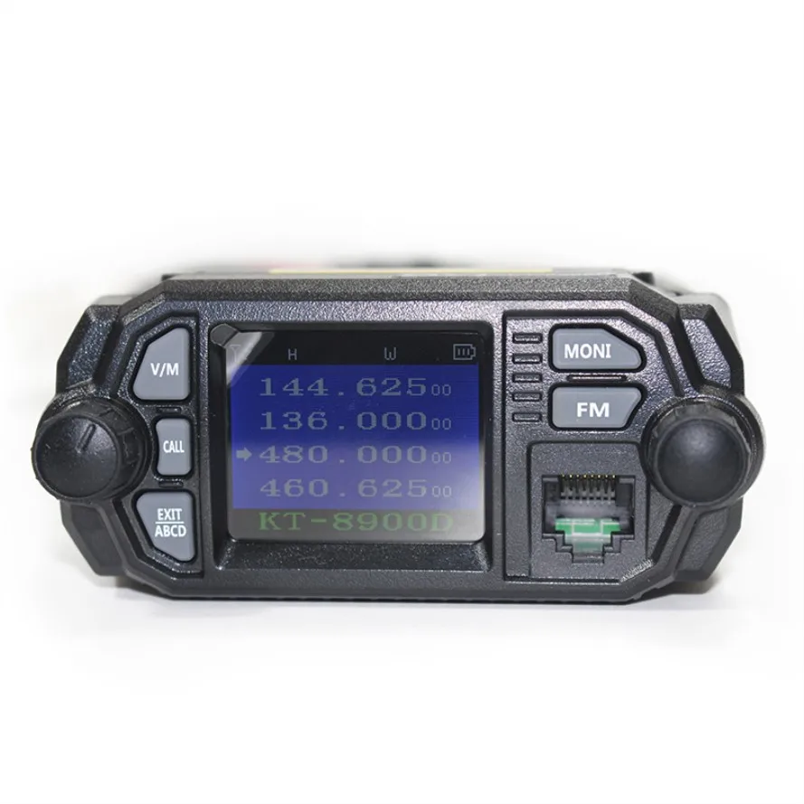 

QYT KT 8900D Mini Walkie talkie KT 8900 Quad Display Upgraded of KT8900D 25W Dual band UHF/VHF Car Mobile Radio for Traveling