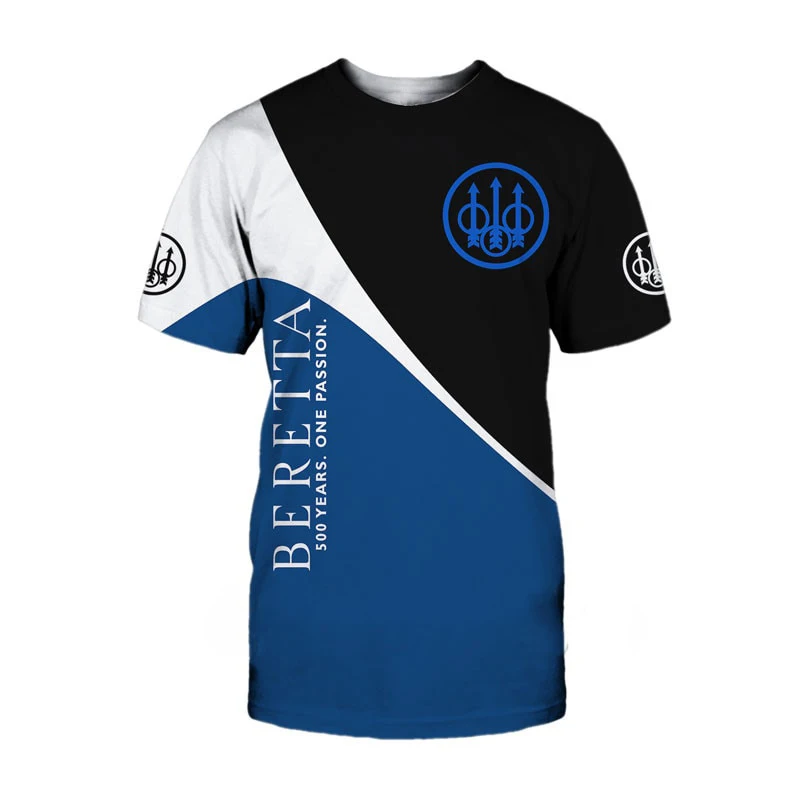 

Beretta T-Shirts Guns 3D Print Streetwear Men Women Casual Fashion Oversized Short Sleeve O-Neck T Shirt Kids Tees Tops Clothing