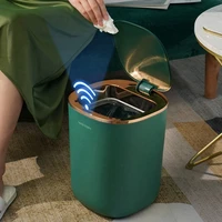 12l smart trash can trash kitchen smart home dustbin bathroom trash can waterproof garbage bin for kitchen garbage cube