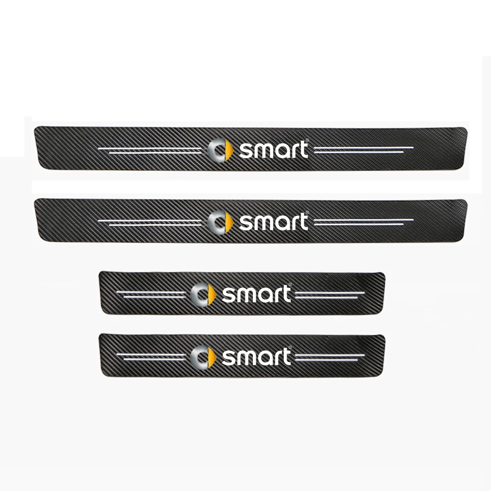 

Автомобильная наклейка из углеродного волокна, декоративная полоса на дверь автомобиля для Smart 451 brabus Smart 453 fortwo forfour, автомобильные аксессуары
