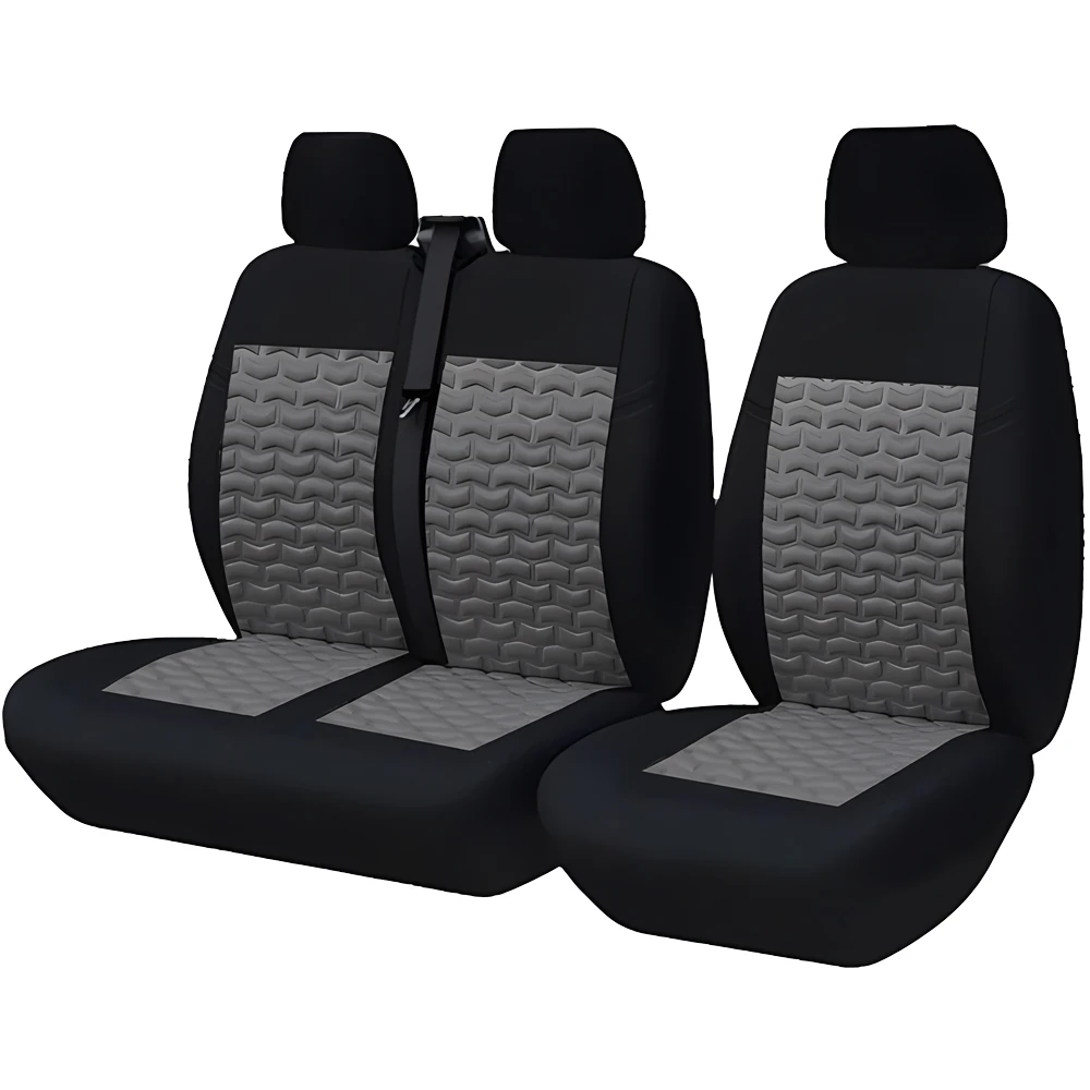 

Чехлы на сиденья для фургона 2 + 1 подходят для универсального транспортера/ванна для Peugeot Boxer 250 для Gazelle 3302, для Sprinter 02 для Citroen Jumpy