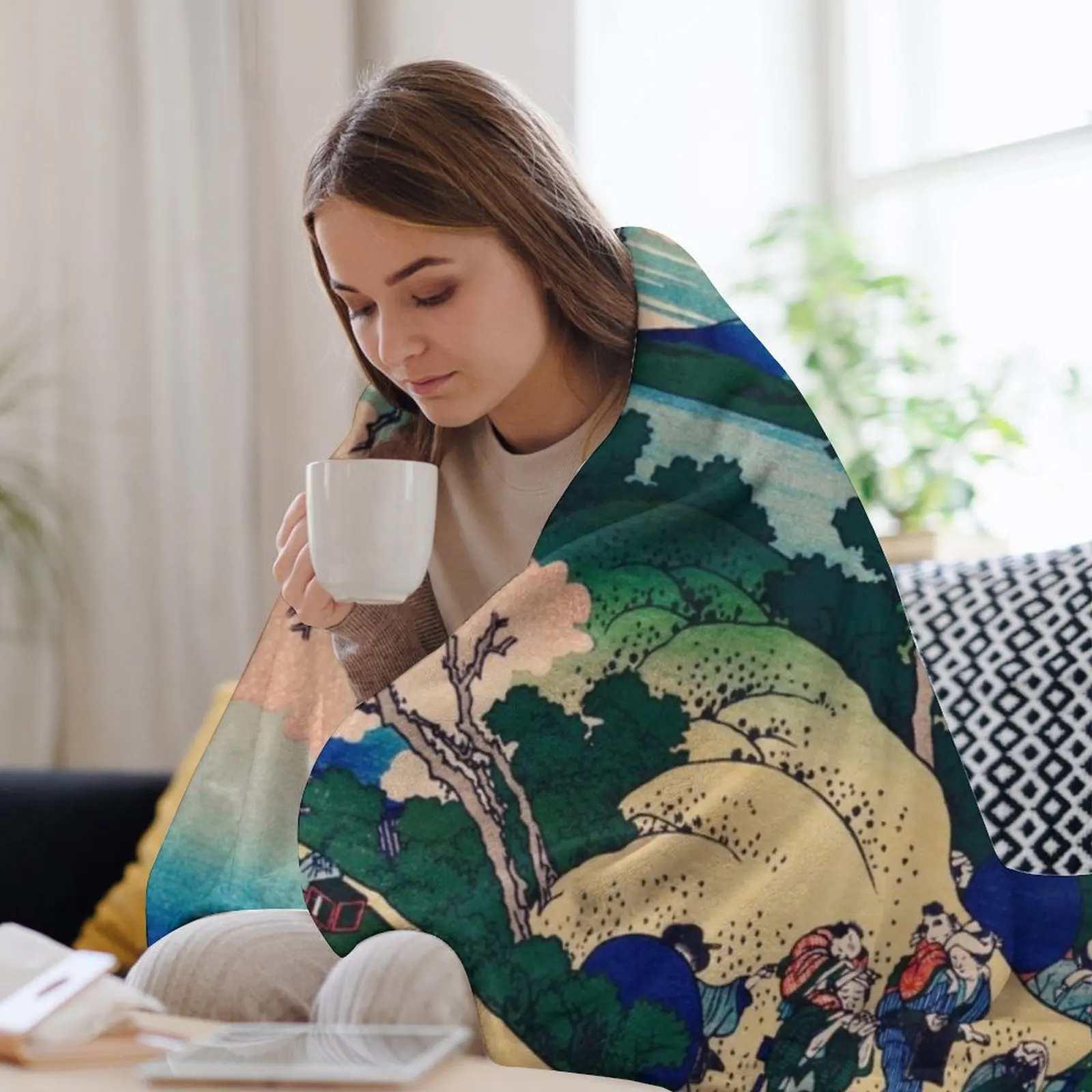 Одеяло Goten-Yama Hill Shinagawa на Tō тариō Красивые плед диван Одеяла