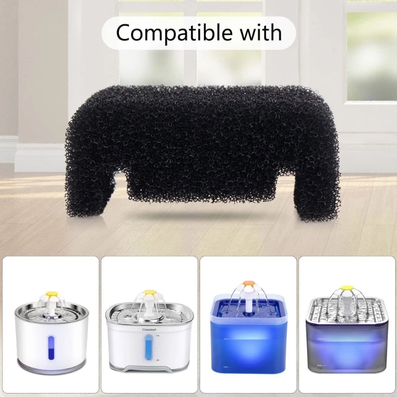 

Cat Fountain Filter Replacements 10/20PCS Suitable for Round and Top Fountains DropShip