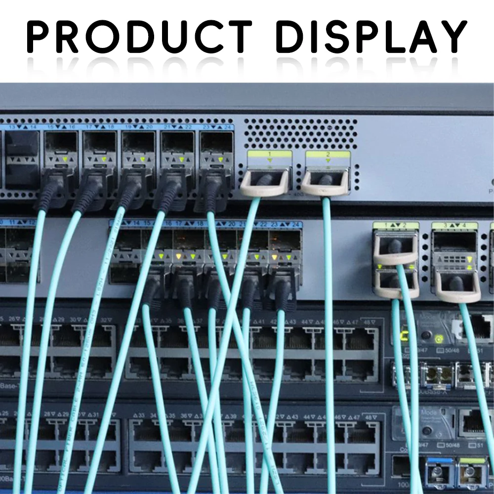 Кабель AOC OM3 10G SFP+ 1 м 3 10 Гбит/с SFP+-SFP+ совместимый с кабелем Cisco MikroTik Intel Switch