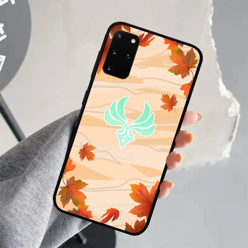 Genshin Impact Kaedehara Kazuha Phone Case for Samsung S20 lite S21 S10 S9 plus for Redmi Note8 9pro for Huawei Y6 cover