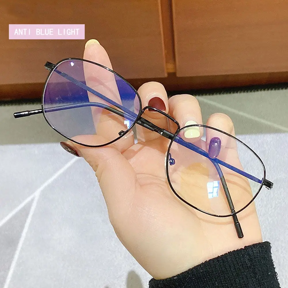 

Men Women Portable Durable Office Computer Goggles Oversized Eyeglasses Ultra Light Frame Anti-Blue Light Glasses