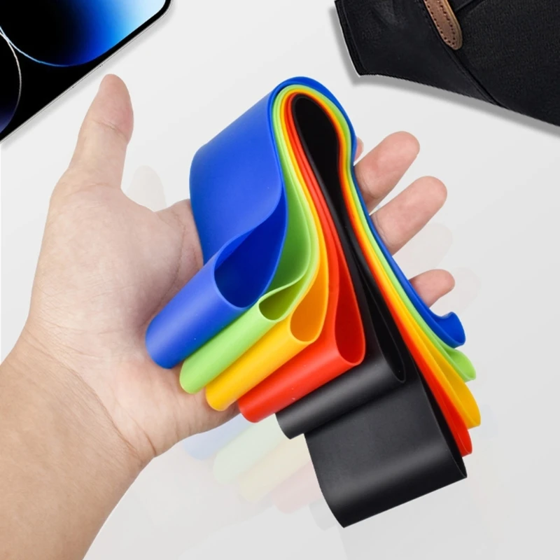 

5Pcs 5 Level Hip Band Yoga Resistance Band Booty Exercise Leg Band Loop Circle