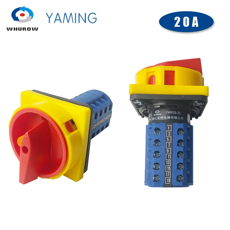 Самосброс электрический 3-позиционный навесной замок 20 контактов 5-полюсный поворотный кулачковый переключатель с винтами 690 в 20 а серебристый контакт Самосброс электрический 3-позиционный навесной замок 20 контактов 5-полюсный поворотный кулачковый переключатель с винтами 690 в 20 а серебристый контакт