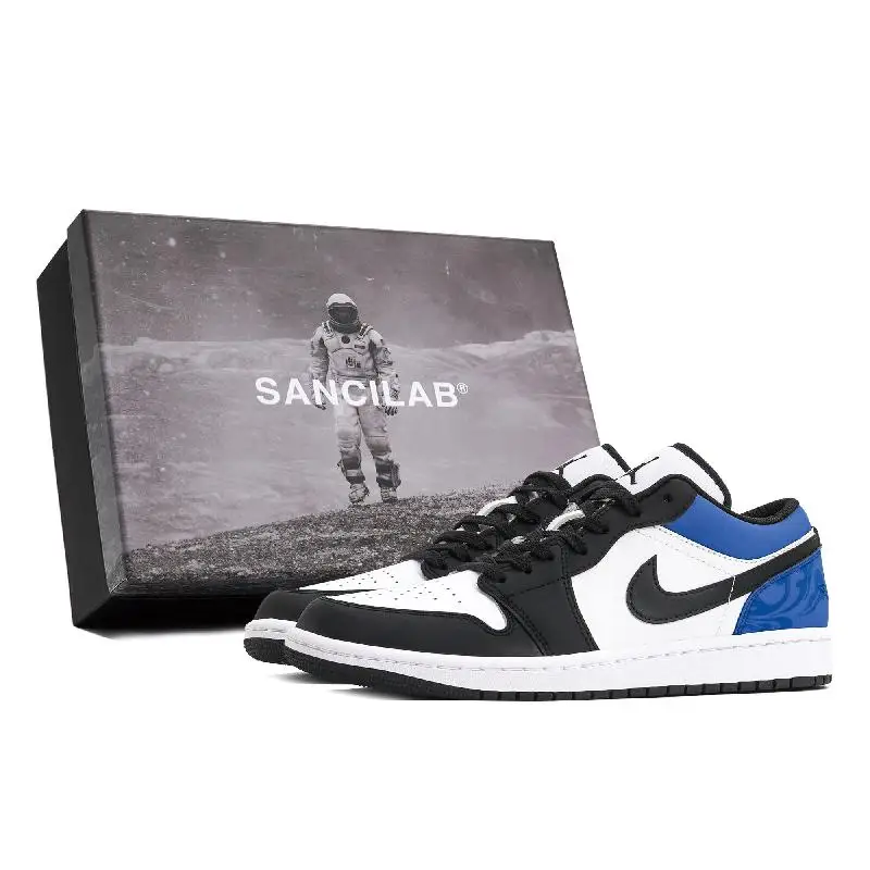【Настроить】Винтажные баскетбольные кроссовки Jordan Air 1 мужские 553558 -132