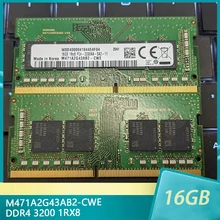 삼성 RAM DDR4 3200 16GB 16G 1RX8 PC4-3200AA 노트북 메모리용 M471A2G43AB2-CWE, 1 개