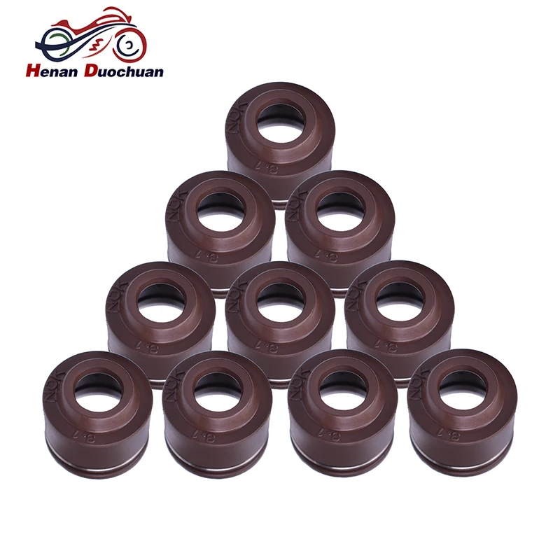 5 шт. 4 мм Уплотнение стержня клапана двигателя мотоцикла для Honda VFR400 NC30 VFR30 VFR 400 Yamaha