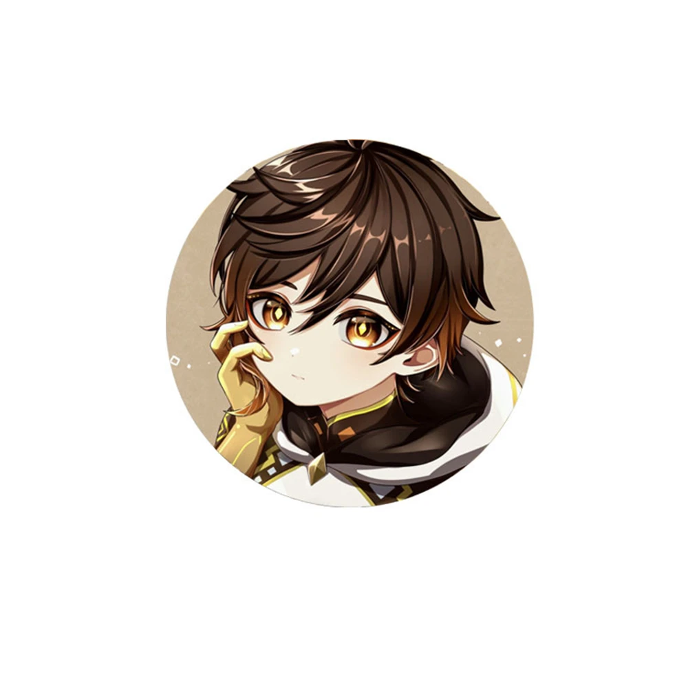 Игра Genshin Impact Liyue Harbor Vago Mundo Zhongli Косплей Костюм Значок Булавка SPTE Жесть Брошь Опора