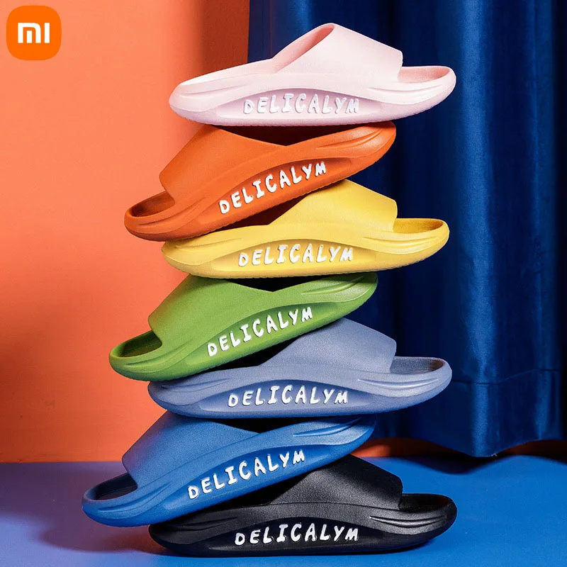

Xiaomi Indoor Non-slip Slippers Men and Women Bathroom SlippersThick Bottom Fashion Daily Home Men's Sandals Outdoor BeachShoes