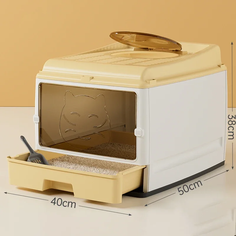 Контейнер для кошачьего туалета большой скрытый туалет закрытый кошек