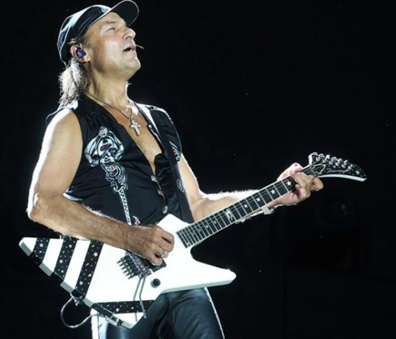 Электрическая гитара Dommenget Matthias Jabs, белый алмаз, Скорпион, галактика Explorer, Floyd Rose Tremolo, морские звезды и планеты, инкрустация