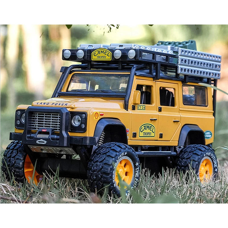 

1:28 игрушечный автомобиль грузовик внедорожник модель из сплава литая машина для пересеченной местности Детские Подарки Коллекционные Имитационные Игрушки для мальчиков