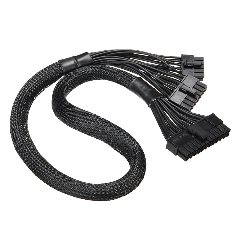 1pc Computer Private Connecting Cable Corsair AX1500i AX1200i AX860i AX760i AX1200 Black 10+14 Pin To 24 Module | Компьютеры и офис