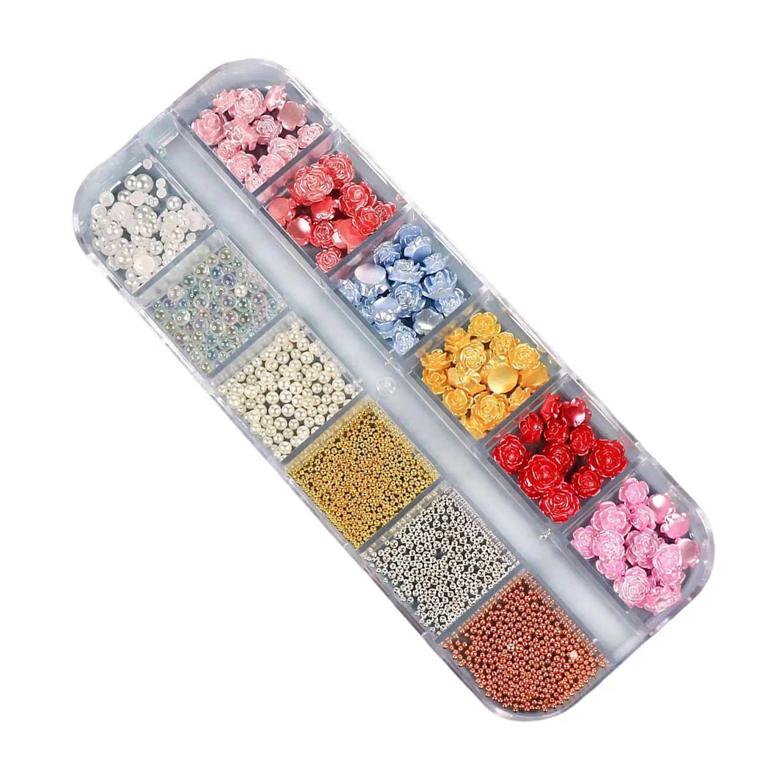 

Nail Art Ornament Camellia Design Elegant Colorful 3D Manicure Decoration for Clothing Nail Salons Valentine’S Day