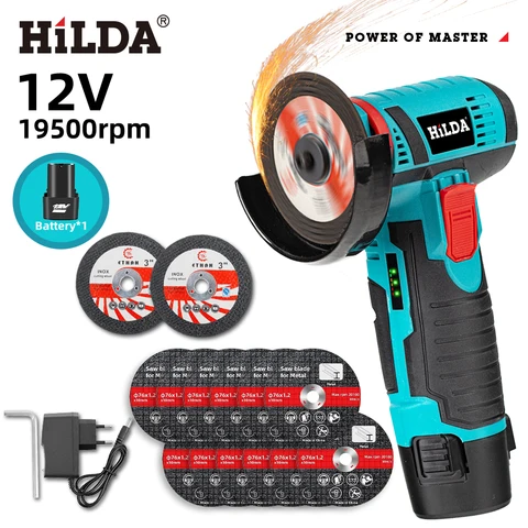 HILDA Угловая шлифовальная машина 12В