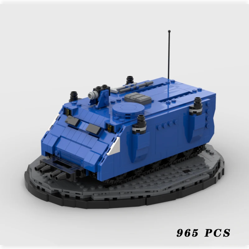 

Military Equipment Rhinoceros Armored Vehicle Soldier Weapon MOC Building Block Assemble Model Display Toys Child Birthday Gifts