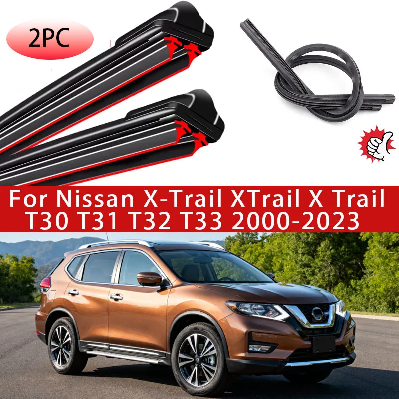 

Для Nissan X-Trail XTrail X Trail T30 T31 T32 T33 2000-2023 щетки стеклоочистителя переднего стекла 2 шт. аксессуары для лобового стекла 2013 2021