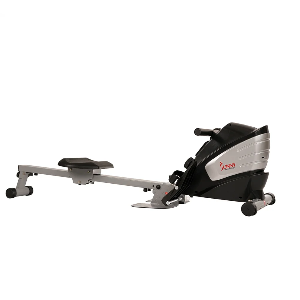 

Sunny Health & Fitness Dual Function Magnetic Rowing Machine Rower for Home Exercise w/LCD Monitor, Full Body Workouts,SF-RW5622