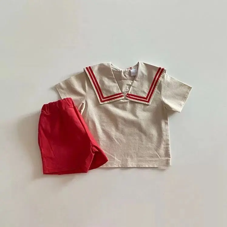 RiniLucia Baby Girl Clothes Sets Children Clothing Summer Short Sleeve Tracksuit for Girls Sport Suits Costume for Kids Clothes