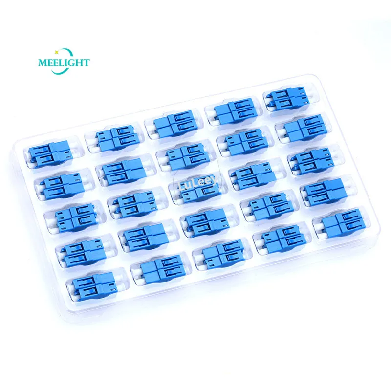 

100 шт Simplex LCLC муфта оптического волокна стыковое соединение фланец адаптер оптоволоконный соединитель Соединительная муфта керамический с...