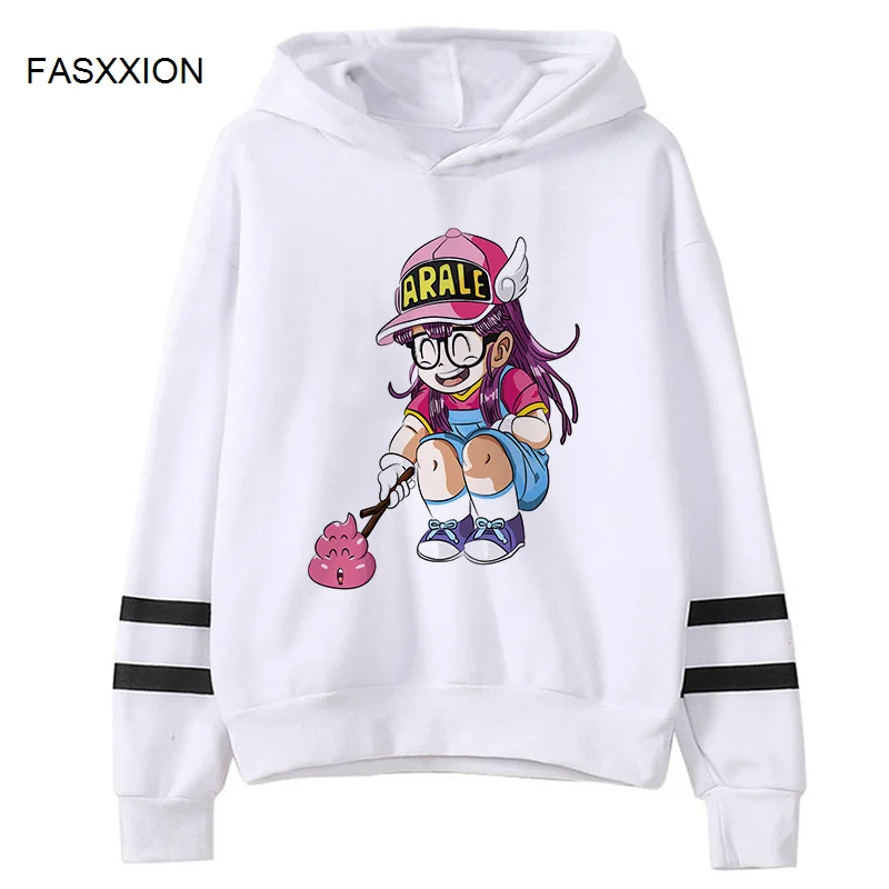 Мужские корейские толстовки Arale с принтом и капюшоном