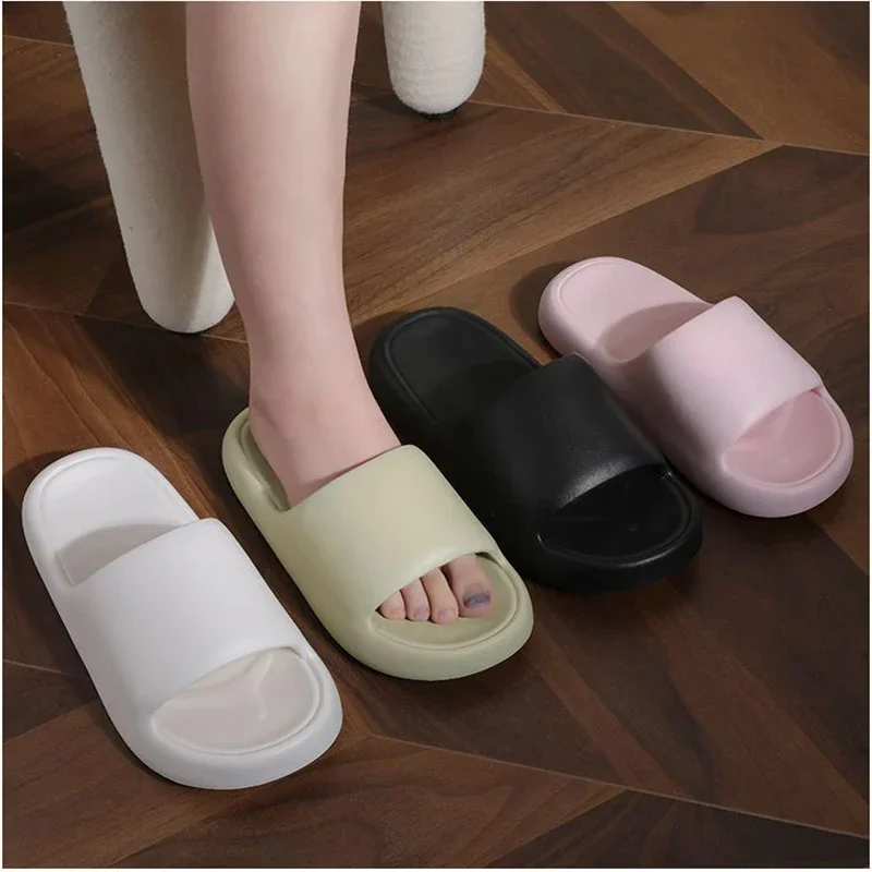 Сандалии на толстой подошве для улицы легкие Мягкие Шлепанцы дома мужчин и