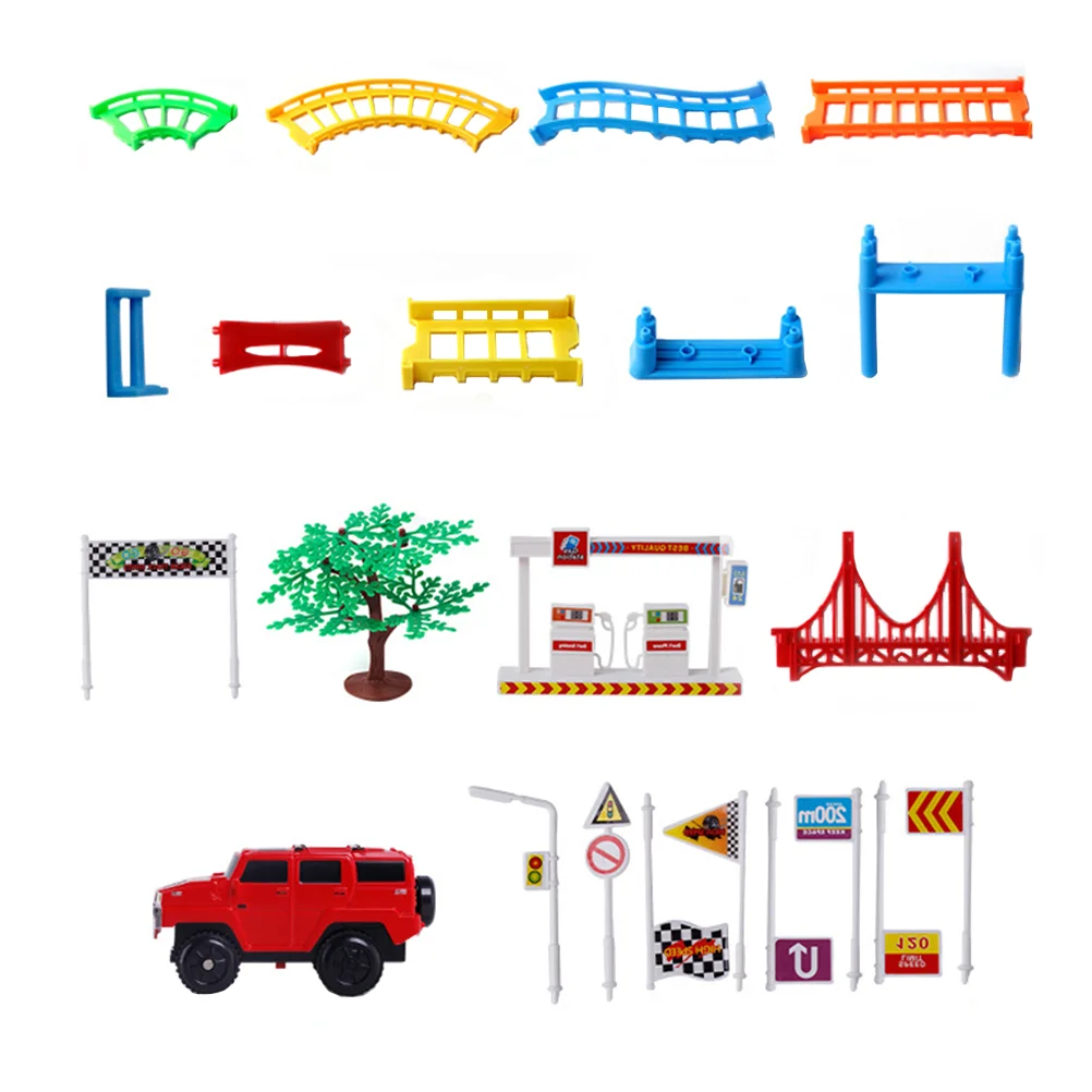 

1 Set Track Car Children Plaything Electric Car )