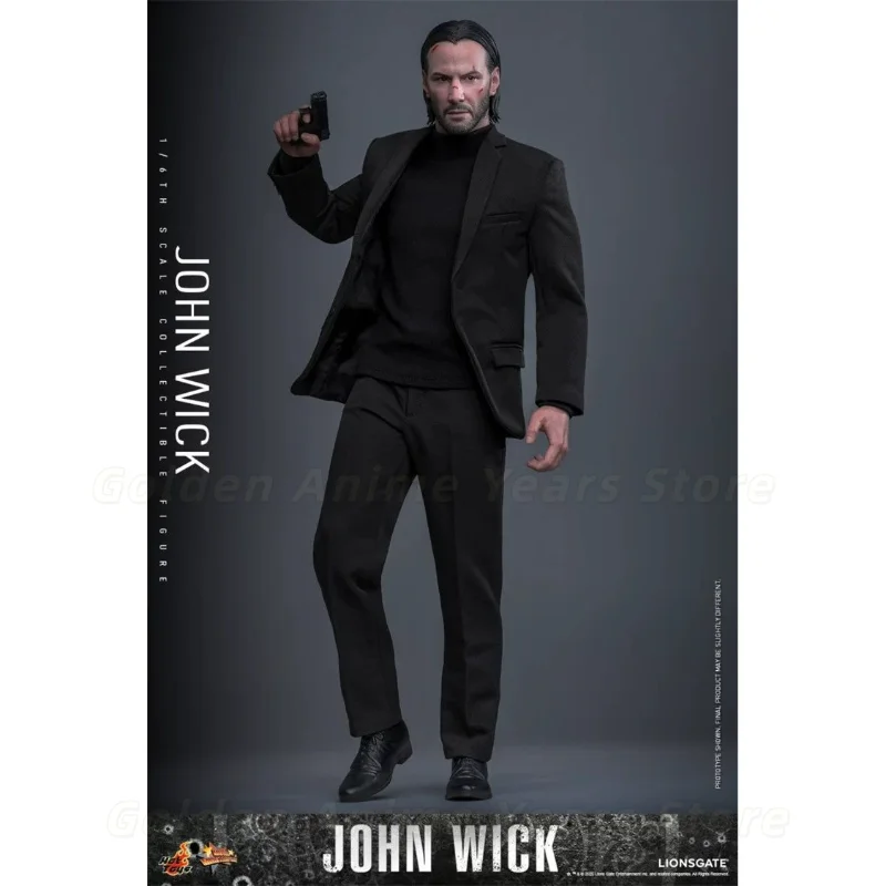 Фото В наличии: Коллекционная фигурка Hot Toys MMS832 Джон Уик в масштабе 1/6 с скульптурной прической, подарок и предмет коллекционирования №4