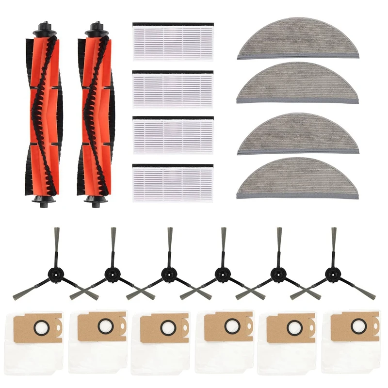 

Replaceable Accessory Parts Dust Bag Side Brush For Lydsto R1 Robot Vacuum Cleaner HEPA Filter Mop Cloth