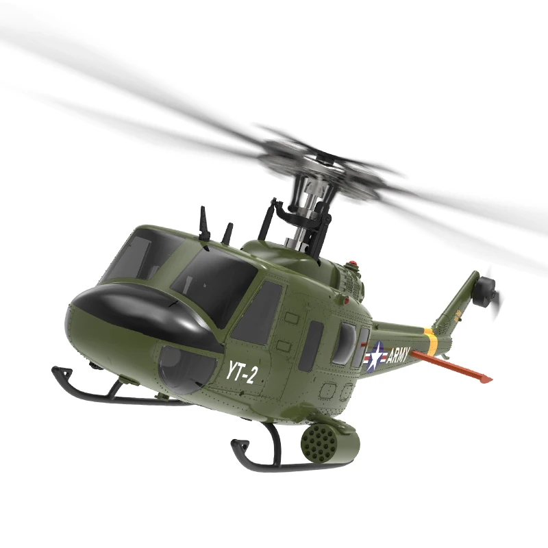 Фото 2025 Новый продукт Yuxiang F07-V 2.4G 6CH 3D UH-1 масштаб 1:34 Huey двойной бесщеточный двигатель Flybarless RC вертолет №3