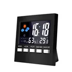 Многофункциональный цифровой термометр-гигрометр с календарем и подсветкой