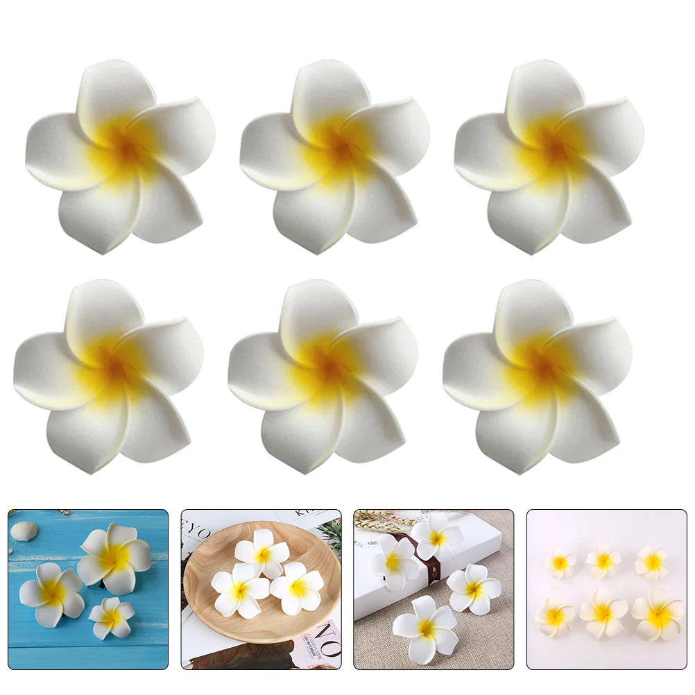 

Hair Flower Clip Plumeria Clips Hawaiian Beach Hawaii Headdress Bridal Barrettes Barrette Accessories Party Tropical Wedding