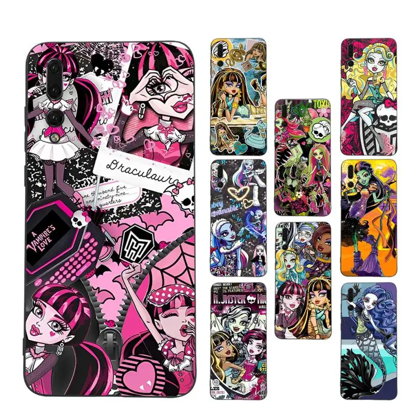 

M-MonsterS Cartoon H-HighS Phone Case For Huawei Honor 10 lite 9 20 7A pro 9X pro 30 pro 50 pro 60 pro 70 pro plus