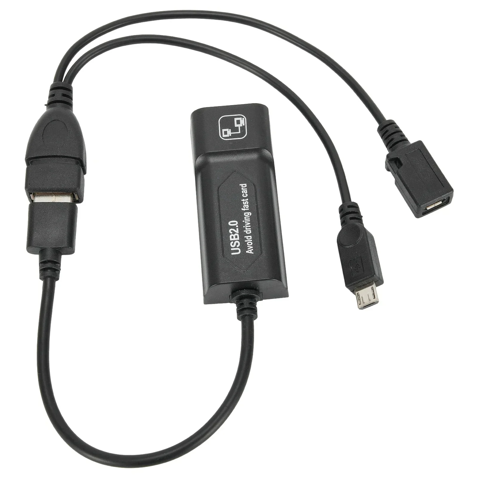 Адаптер LAN Ethernet + USB OTG-кабель Fire Stick для Amazon длина 15-20 см TVxStream USB/Micro