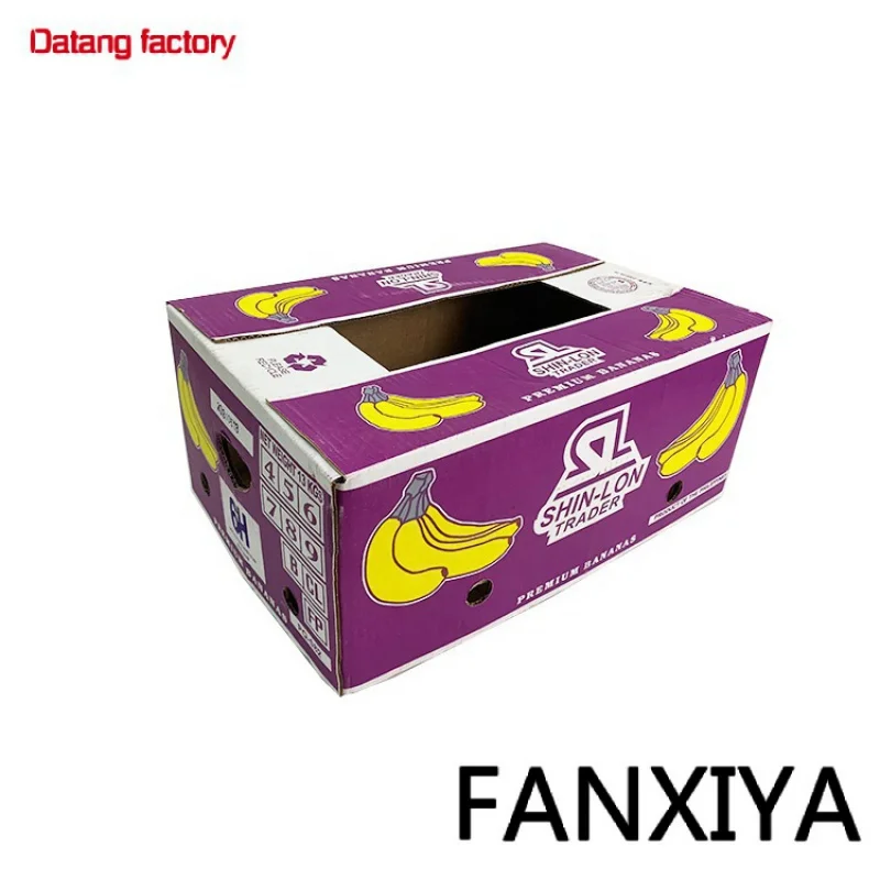 

Custom Printing Cardboard Banana Fruit Packing Box Carton