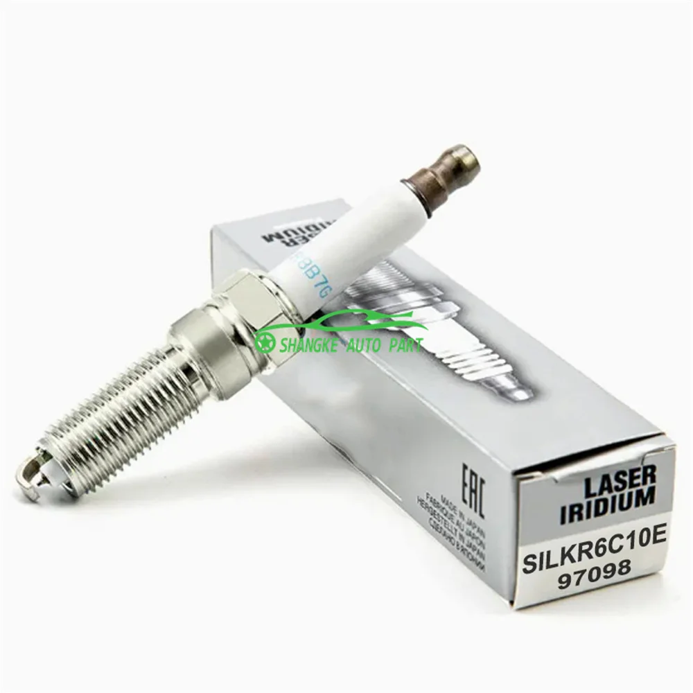 

Original Laser Iridium Platinum Spark Plugs OEM SILKR6C10E 97098 SILKR6C10E-97098 FOR FFiat 500 PANDA HHyundai i10 i20 i30 KKIA