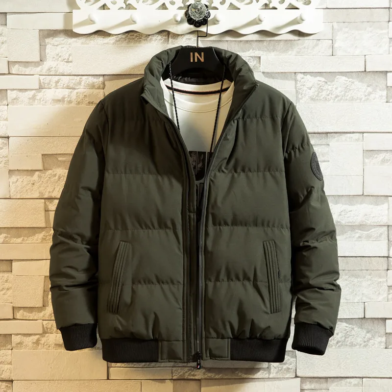 TFS Thick Casual Winter Waterproof Warm Jacket Men Fashion Oversize Coats Women Men Cotton Parkas Fall Daily Puffer Jacket 2022