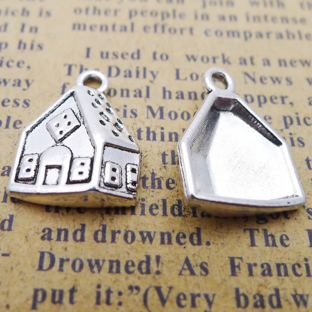 

100 шт., подвески для фермеров, 13 х17 мм, A010