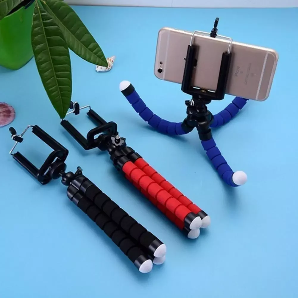 

Stable Bracket for Handheld Camera 3 Legs Base ABS Phones Stand Mini Portable Support Flexible Sponge Tripod Cell Phone Holder