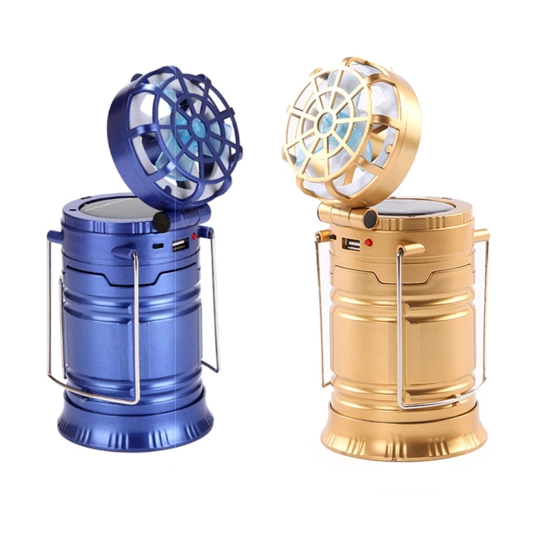 

LED Camping Electric Lantern, Emergency Solar Hand Crank Lantern, Long Hours USB Rechargeable Bright Survival Flashlight