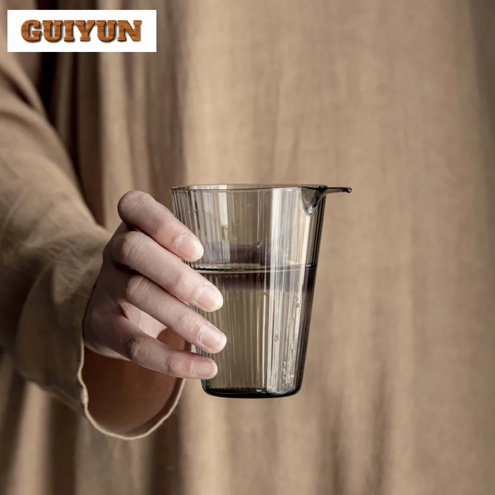 Кувшин для чая из боросиликатного серого стекла 300 мл