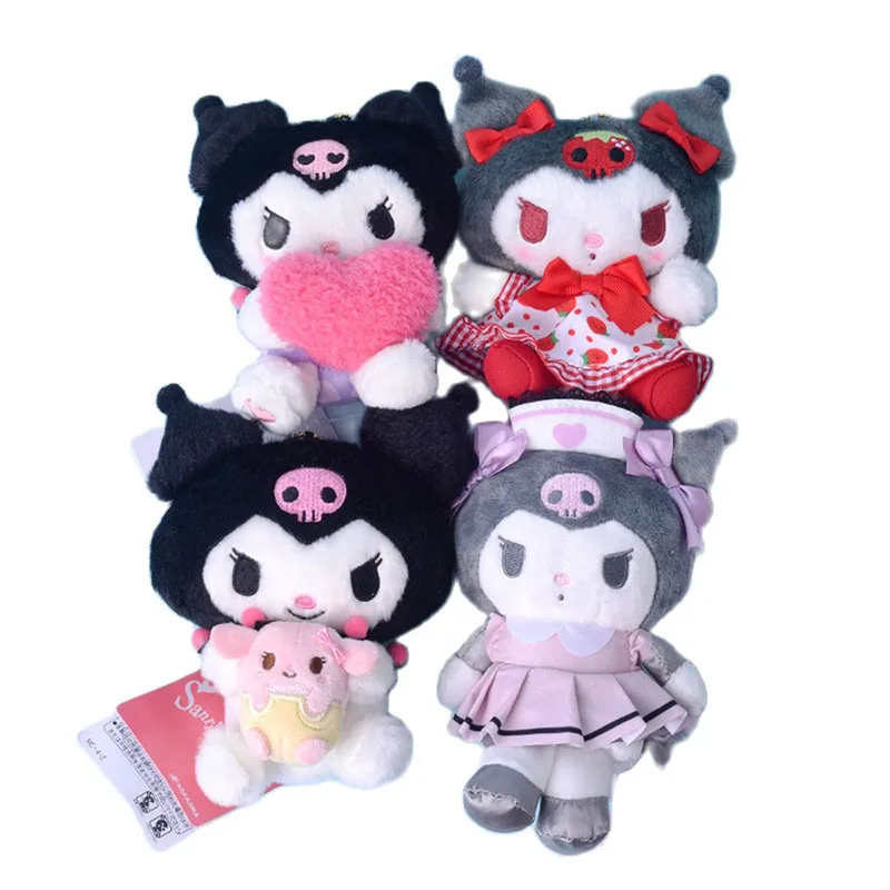 

Lovely Sanrio Kuromi Cos Nurse Get Pet Strawberry Stuffed Plush Toys Cartoon Cute Plushine Kawaii Bag Pendant Keychains Gift