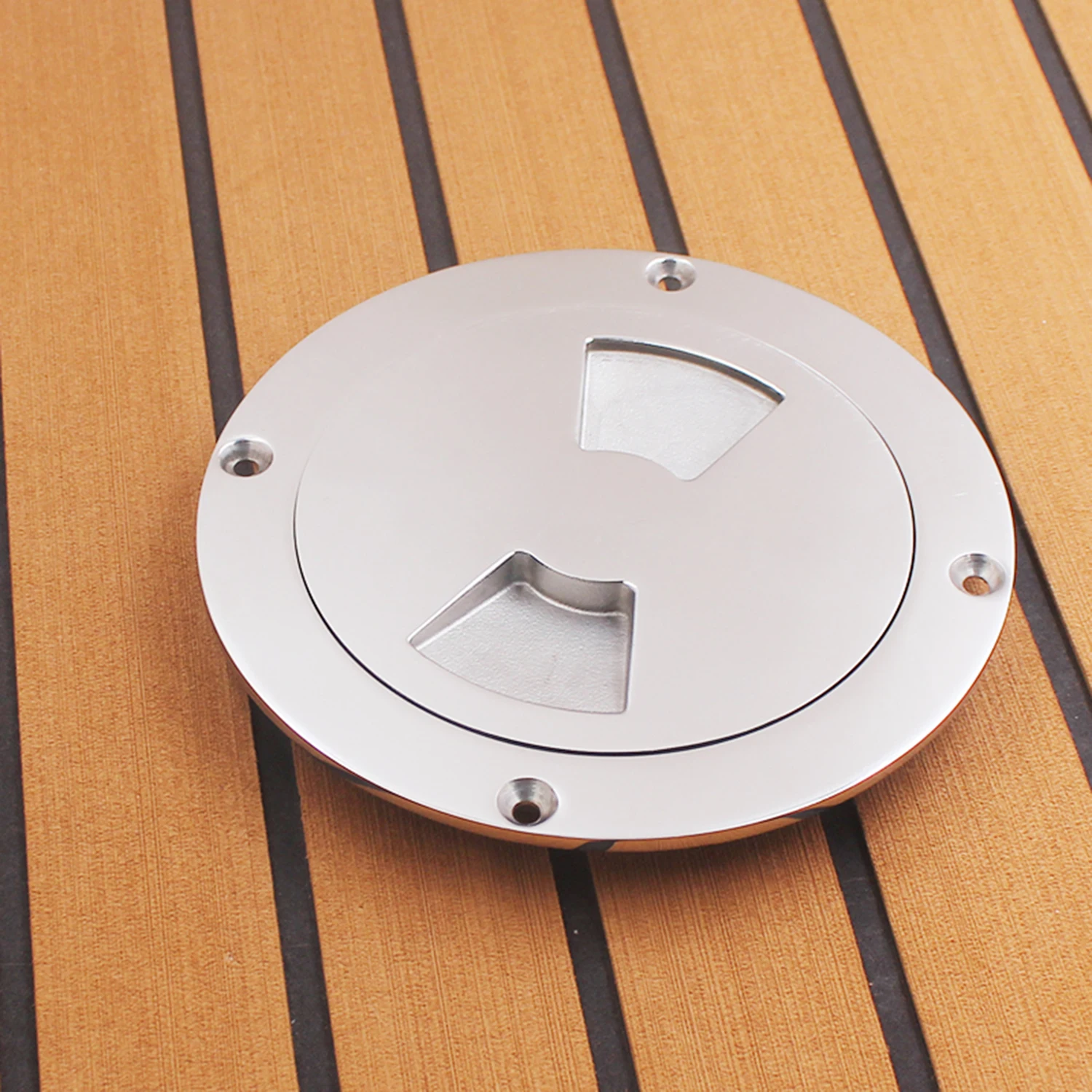 5 inch Stainless Steel 316 Boat Deck Inspection Plate Round Deck Inspection Access Hatch Cover  For Yacht Marine