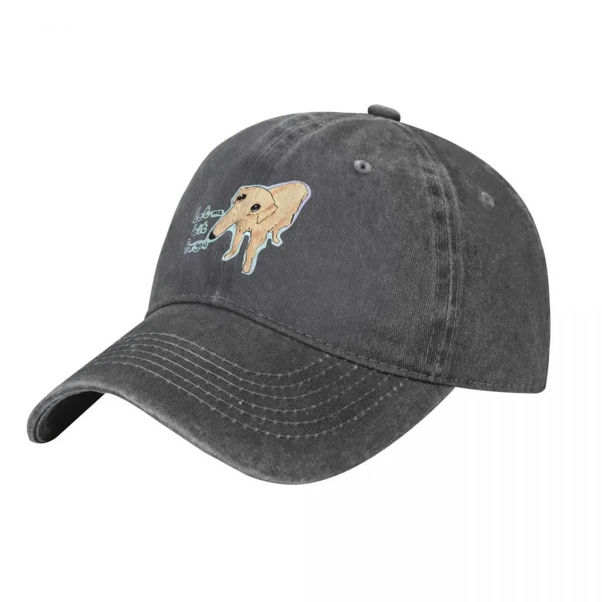 Pure Color Dad Hats Borzoi Meme Женская шляпа Солнцезащитный козырек Бейсбольные кепки Let Me Do It
