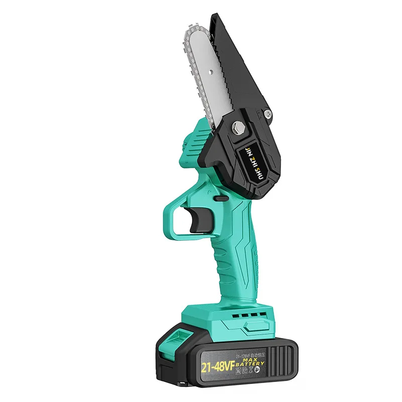

Factory Supply Outdoor wood cutting tool 4lnch cordless electric Chain Saw Power Saw mini lithium battery chainsaw Professional
